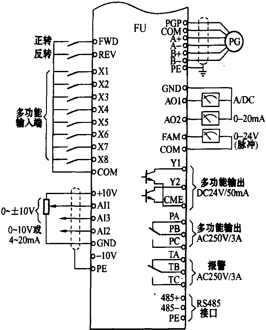 一、基本接線